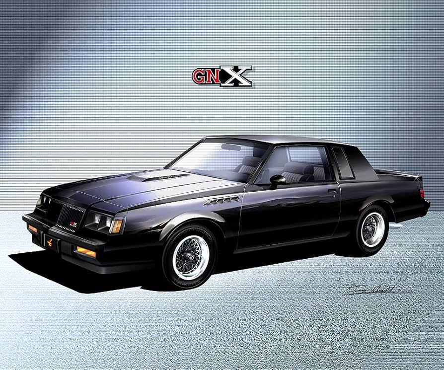 Amazon.co.jp: 1987 Buick GNX車アートプリントポスター